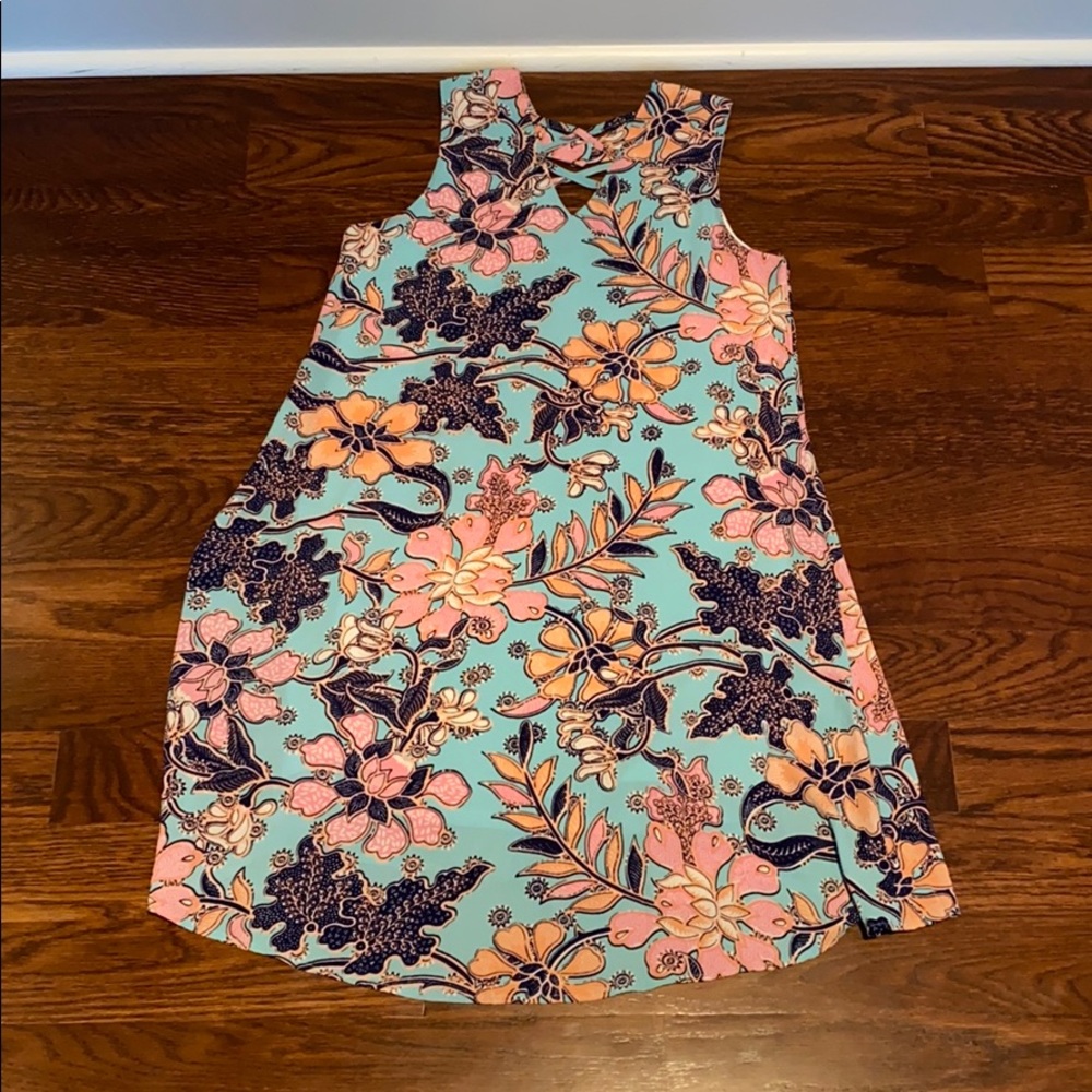 Sequin Hearts Girls Floral Dress - Picture 2 of 2